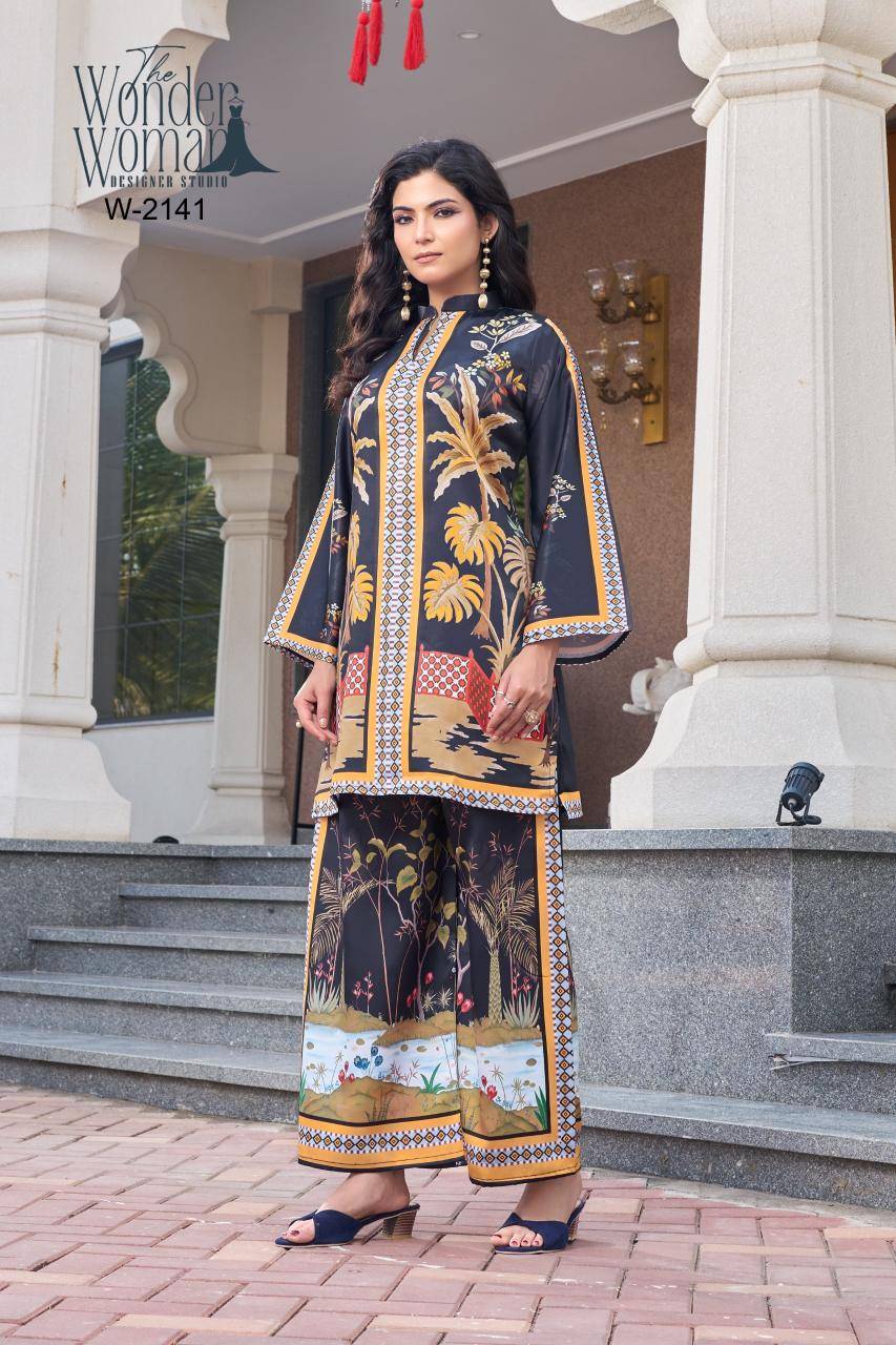 The wonder woman W-2141 coord set Kurti wholesale market